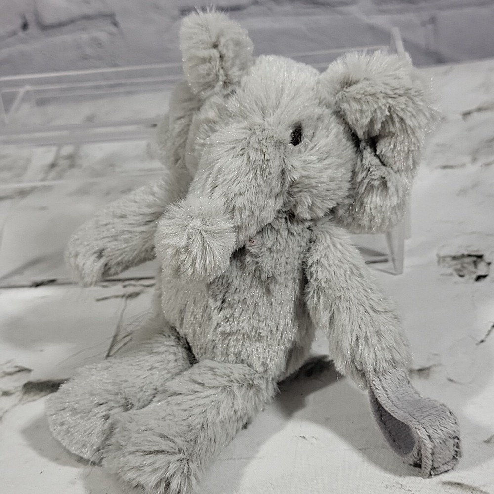 Pottery Barn Kids Elephant Plush 6" with Holding Loop
